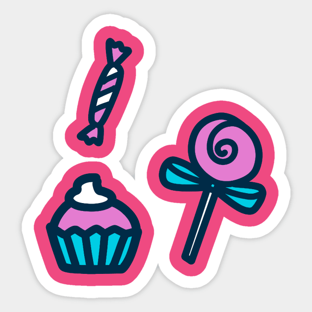 Candy Treats Sticker by saradaboru